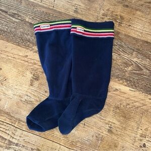 Hunter Boot Striped Liners Welly Warmers Socks Tall ML US Women's 8 - 10 AA5